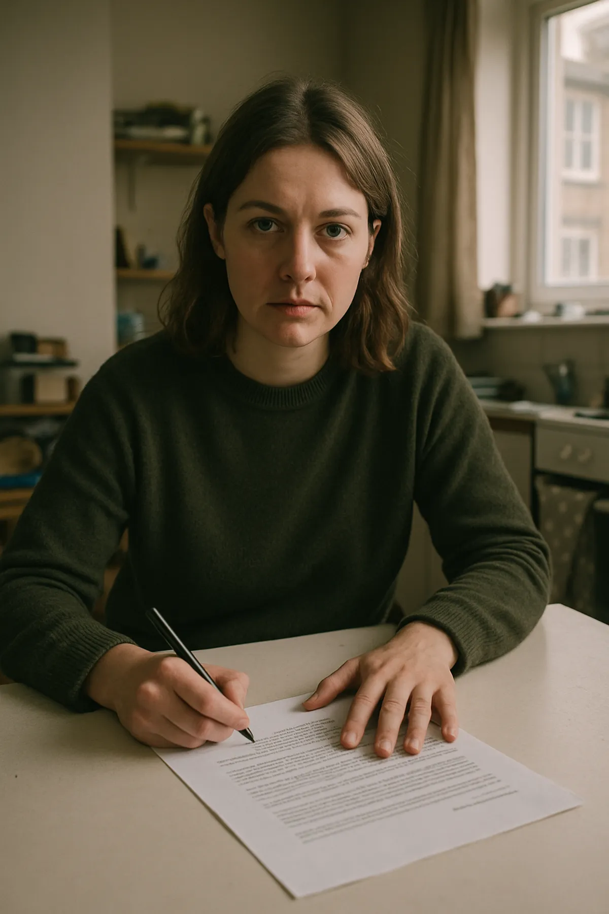 A reader at home